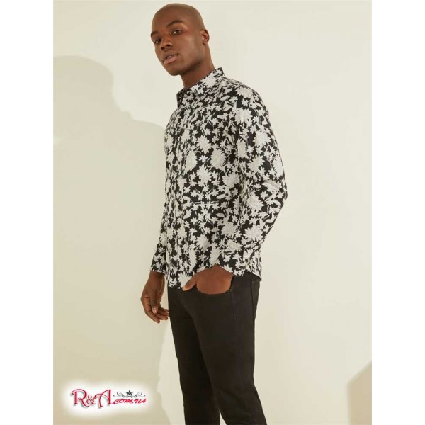 Чоловіча Сорочка GUESS (Luxe Dahlia Shirt) 59551-01 Splaced Dahlia Print