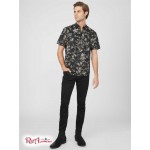 Чоловіча Сорочка GUESS Factory (Kenny Printed Shirt) 58191-01 Реактивний Чорний