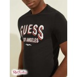 Чоловіча Футболка GUESS (Logo Tee) 59541-01 Реактивний Чорний