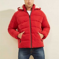 Чоловічий Пуховик (Hooded Nylon Puffer) 59531-01 Chili Red Чоловічий Пуховик (Hooded Nylon Puffer) 59531-01 Chili Red