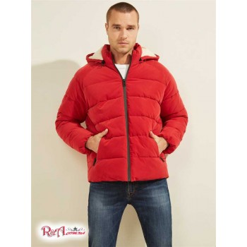 Чоловічий Пуховик (Hooded Nylon Puffer) 59531-01 Chili Red