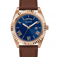 Мужские Часы (Rose Gold-Tone and Blue Analog Watch) 60011-01 Multi Мужские Часы (Rose Gold-Tone and Blue Analog Watch) 60011-01 Multi