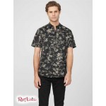 Чоловіча Сорочка GUESS Factory (Kenny Printed Shirt) 58191-01 Реактивний Чорний