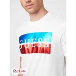 Мужская Футболка GUESS Factory (Kasey Foil Logo Tee) 37321-01 Чистый Белый
