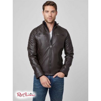 Мужская Куртка (Alvin Faux-Leather Jacket) 58251-01 Коричневый