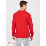 Мужской Лонгслив GUESS Factory (Kalico Logo Long-Sleeve Tee) 37251-01 Rugby Красный