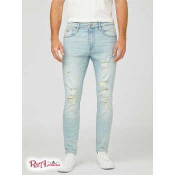 Чоловічі Джинси (Eco Jaxson Distressed Skinny Jeans) 58331-01 Світлий Destroy WПопелясто-Сірий