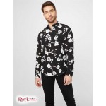 Чоловіча Сорочка GUESS Factory (Manson Floral Shirt) 58451-01 Реактивний Чорний Мульті