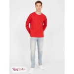Мужской Лонгслив GUESS Factory (Kalico Logo Long-Sleeve Tee) 37251-01 Rugby Красный