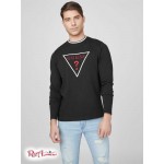 Мужская Веревка GUESS Factory (Roper Logo Crewneck) 58261-01 Реактивний Черный