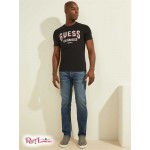 Чоловіча Футболка GUESS (Logo Tee) 59541-01 Реактивний Чорний