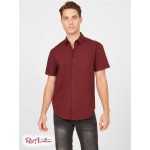 Мужская Рубашка GUESS Factory (Darrow Slim Short-Sleeve Shirt) 37182-01 Marmont Красный