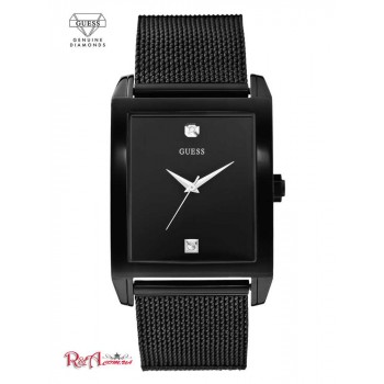 Чоловічий Годинник (Black Mesh Diamond Analog Watch) 41432-01
