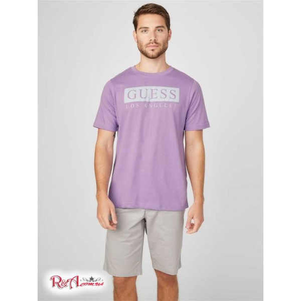 Мужская Футболка GUESS Factory (Greg Logo Tee) 58502-01 Orchid Aroma