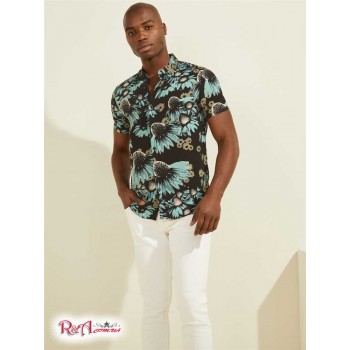 Чоловіча Сорочка (Eco Rayon Angled Floral Shirt) 64772-01 Кутовий Квітковий Друк