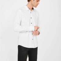 Мужская Рубашка (Tev Geo Shirt) 53872-01 Pure Белый
