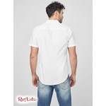 Чоловіча Сорочка GUESS Factory (Darrow Regular Short-Sleeve Shirt) 58192-01 Pure Білий