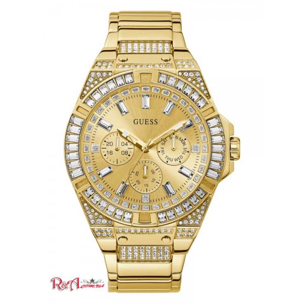 Мужские Часы GUESS (Gold-Tone Multifunction Watch) 64832-01 Multi Мужские Часы GUESS (Gold-Tone Multifunction Watch) 64832-01 Multi
