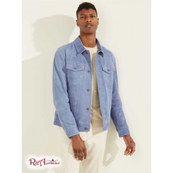 Чоловіча Куртка (Suede Leather Trucker Jacket) 64782-01 Bacopa