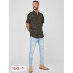 Чоловіча Сорочка GUESS Factory (Regan Printed Shirt) 58442-01 Реактивний Чорний