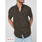 Чоловіча Сорочка GUESS Factory (Regan Printed Shirt) 58442-01 Реактивний Чорний