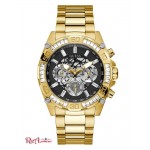 Мужские Часы GUESS (Black and Gold-Tone Multifunction Watch) 60002-01 Multi