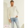 Мужской Свитер (Esmere Wool-Blend V-Neck Sweater) 59492-01 Пломбир Белый