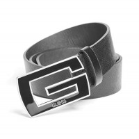 Мужской Ремень (Saffiano G Buckle Belt) 64052-01 Черный