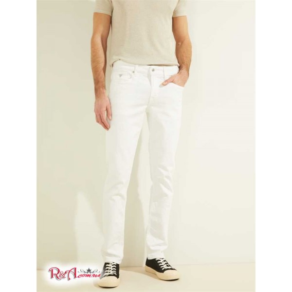 Чоловічі Джинси GUESS (Slim Tapered Jeans) 59472-01 Оптична Біла Мийка