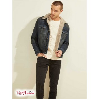 Мужская Куртка (Dillon Sherpa Lined Denim Jacket) 59482-01 Космическая Мытье