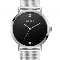 Мужские Часы (Silver-Tone Mesh Diamond Analog Watch) 56192-01 Multi