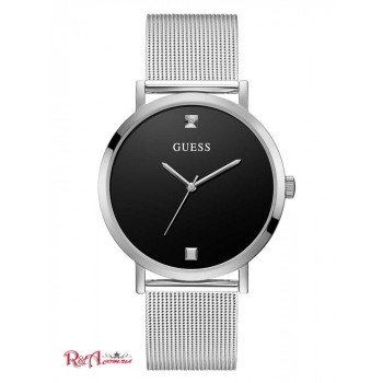 Чоловічий Годинник (Silver-Tone Mesh Diamond Analog Watch) 56192-01 Multi