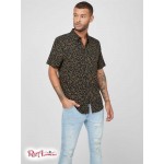 Чоловіча Сорочка GUESS Factory (Regan Printed Shirt) 58442-01 Реактивний Чорний