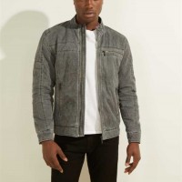 Мужская Куртка (Moto Jacket) 64702-01 Серый Камень Мужская Куртка (Moto Jacket) 64702-01 Серый Камень