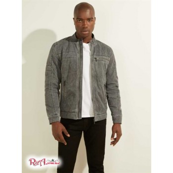Чоловіча Куртка (Moto Jacket) 64702-01 Камінь Сірий