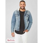 Чоловіча Куртка GUESS Factory (Harold Hooded Denim Jacket) 63782-01 Medium WПопелясто-Сірий