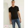 Мужская Футболка (Gauze V-Neck Tee) 41922-01 Реактивний Черный