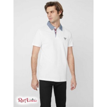 Чоловіче Поло (Parker Polo) 63892-01 Pure Білий