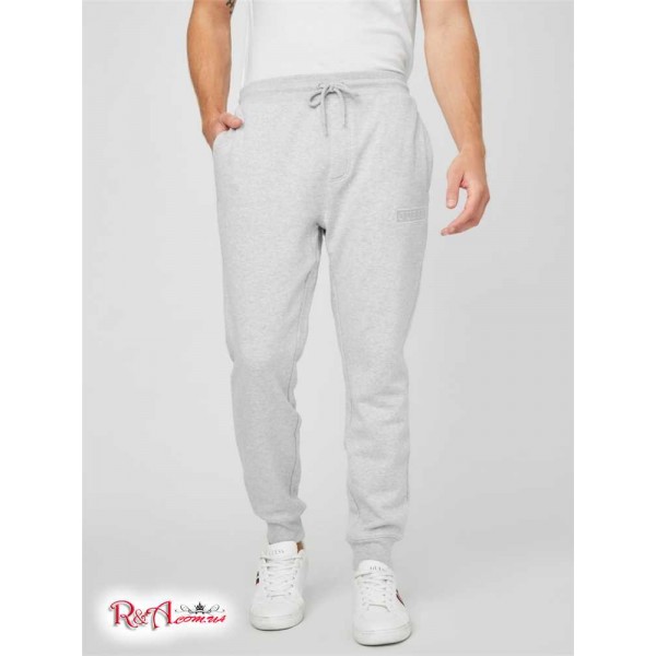 Мужские Джоггеры GUESS Factory (Eco Harvey Logo Joggers) 58402-01 Светлый Melange Серый