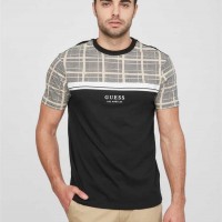 Чоловіча Футболка (Kinto Plaid Tee) 63822-01 Jet Black