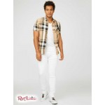 Чоловіча Сорочка GUESS Factory (Hertz Plaid Shirt) 63902-01 Чистий Білий Мульти