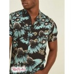 Чоловіча Сорочка GUESS (Eco Rayon Angled Floral Shirt) 64772-01 Кутовий Квітковий Друк