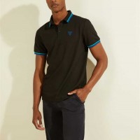 Чоловіче Поло (Sports Pique Logo Polo) 55772-01 Реактивний Чорний