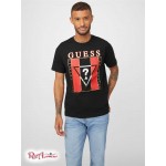 Чоловіча Футболка GUESS Factory (Llalo Logo Tee) 58162-01 Реактивний Чорний
