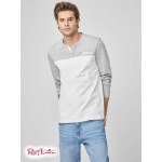 Мужская Рубашка GUESS Factory (Mando Slit Shirt) 58262-01 Pure Белый Мульти