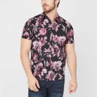 Мужская Рубашка (Jerry Printed Shirt) 53822-01 Jet Black