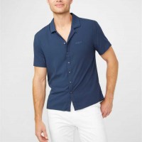 Мужская Рубашка (Kent Logo Shirt) 58362-01 Silk Синий
