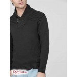 Мужской Свитер GUESS Factory (Caly Shawl Sweater) 63792-01 Темный Charcoal Heather