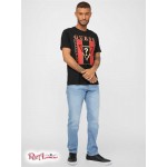 Чоловіча Футболка GUESS Factory (Llalo Logo Tee) 58162-01 Реактивний Чорний