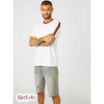 Чоловіча Футболка GUESS Factory (Hyatt Logo Tape Tee) 63942-01 Pure Білий